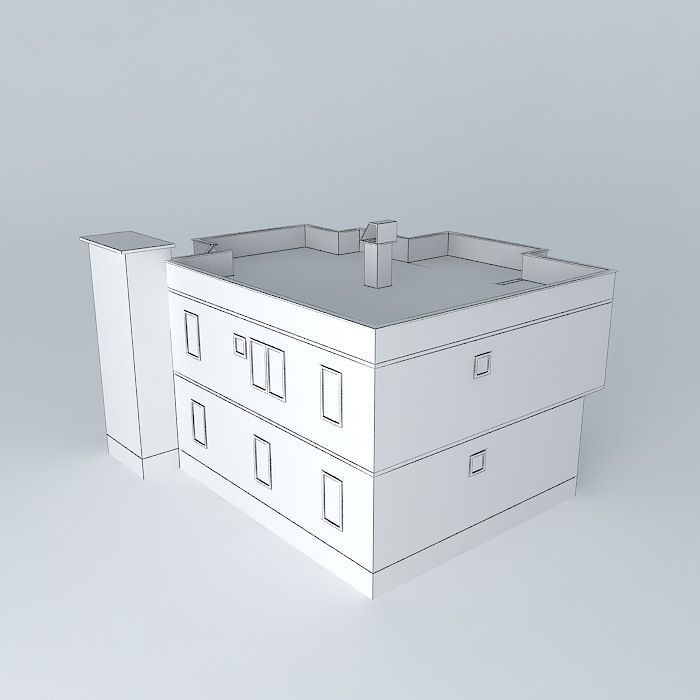 House Jasar Ulcinj Free 3D model_3