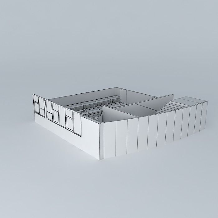 Cosmetic Lab Free 3D model_3