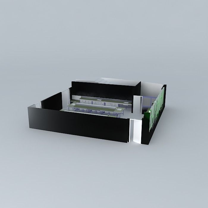 Cosmetic Lab Free 3D model_1