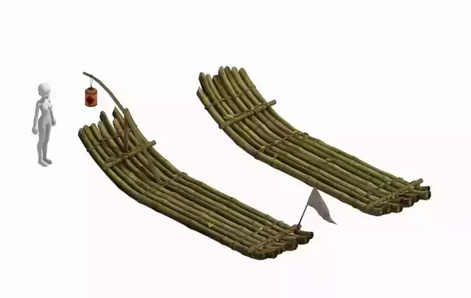 Game Transportation - Wood 3D model