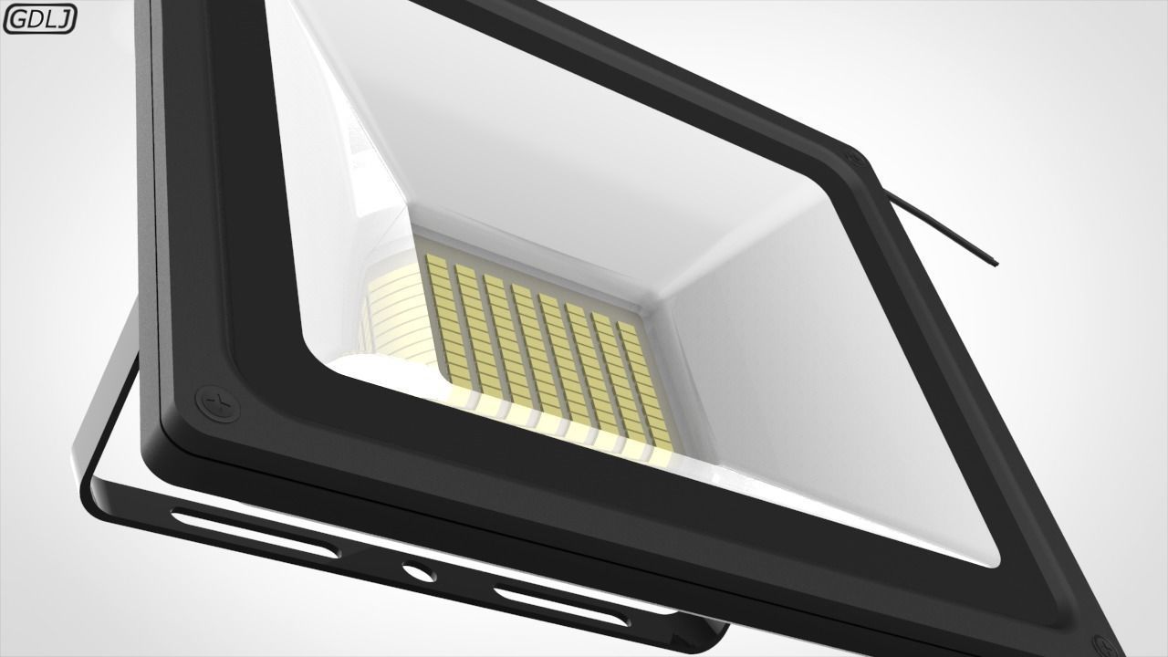 LED FloodLight 3D model_7