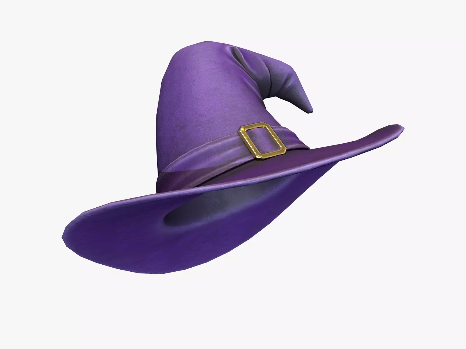 Witch Hat Lowpoly Low-poly 3D model