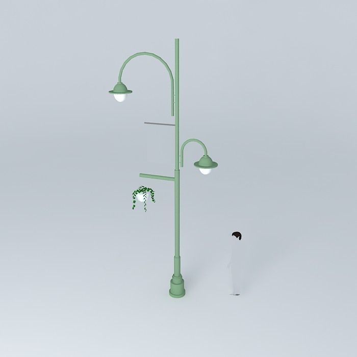 Post to Rua Dr. Jorge Free 3D model_1