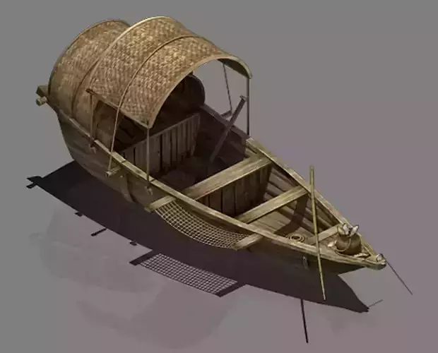 Game Traffic - Small wooden boat 02