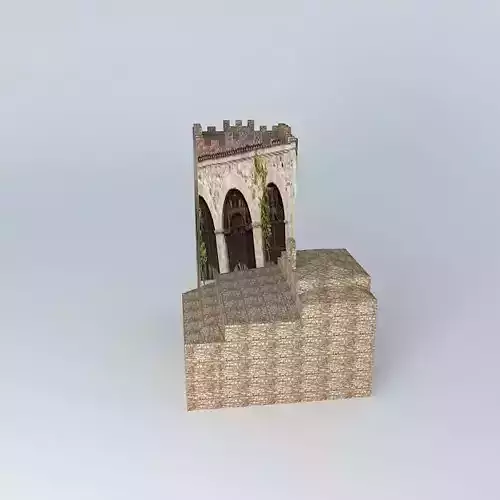 Bujaco tower Caceres Free 3D model