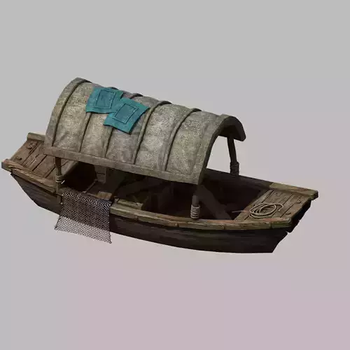 Game Traffic - Small wooden boat 07