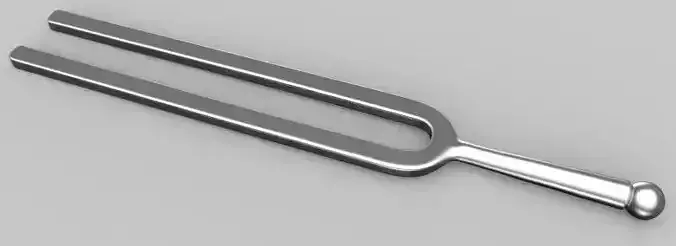 Kammerton pair of metal drum sticks