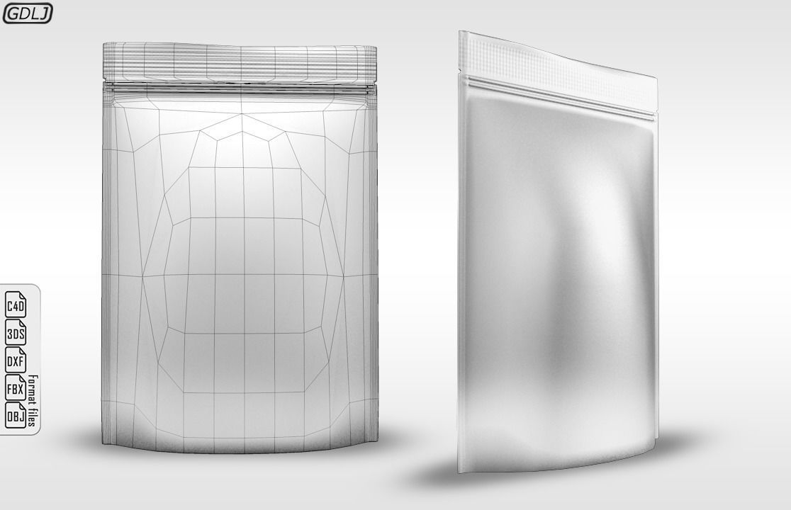 Plastic Bag v1 Low-poly 3D model_14