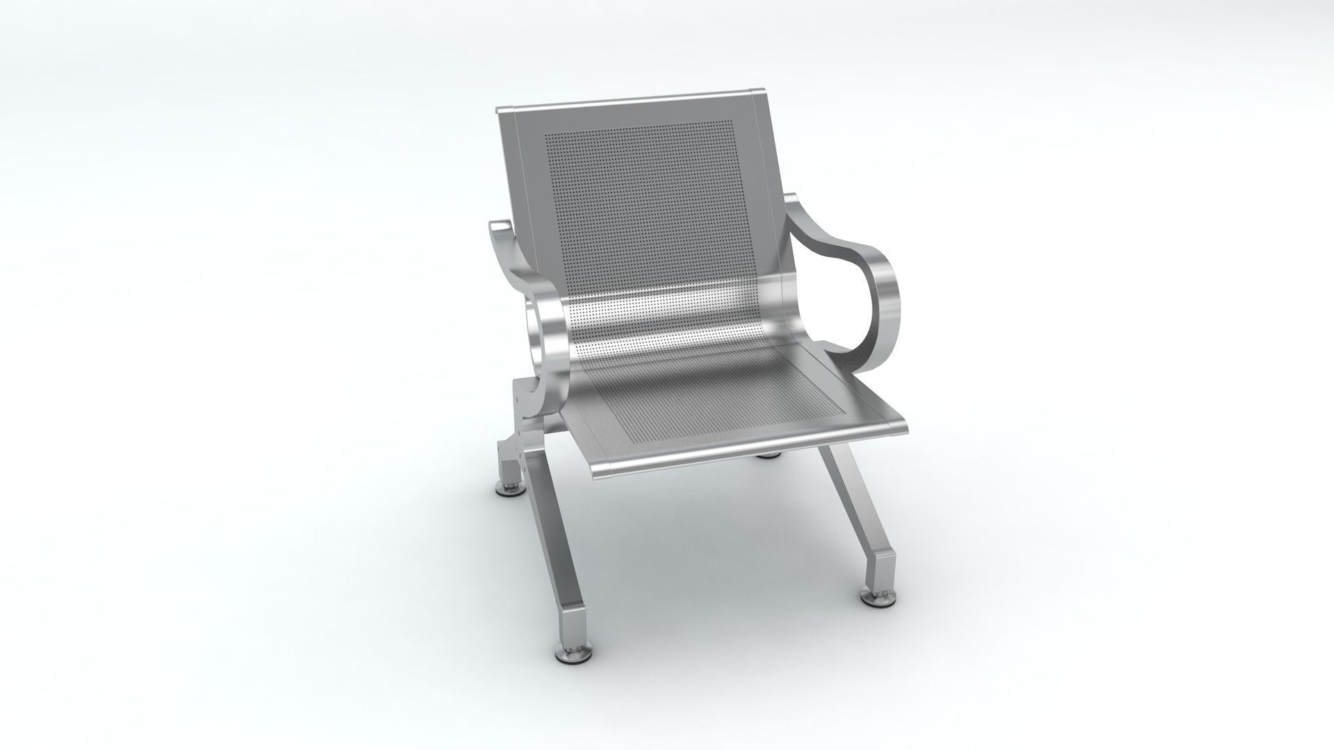 Waiting Chair Free 3D model_2