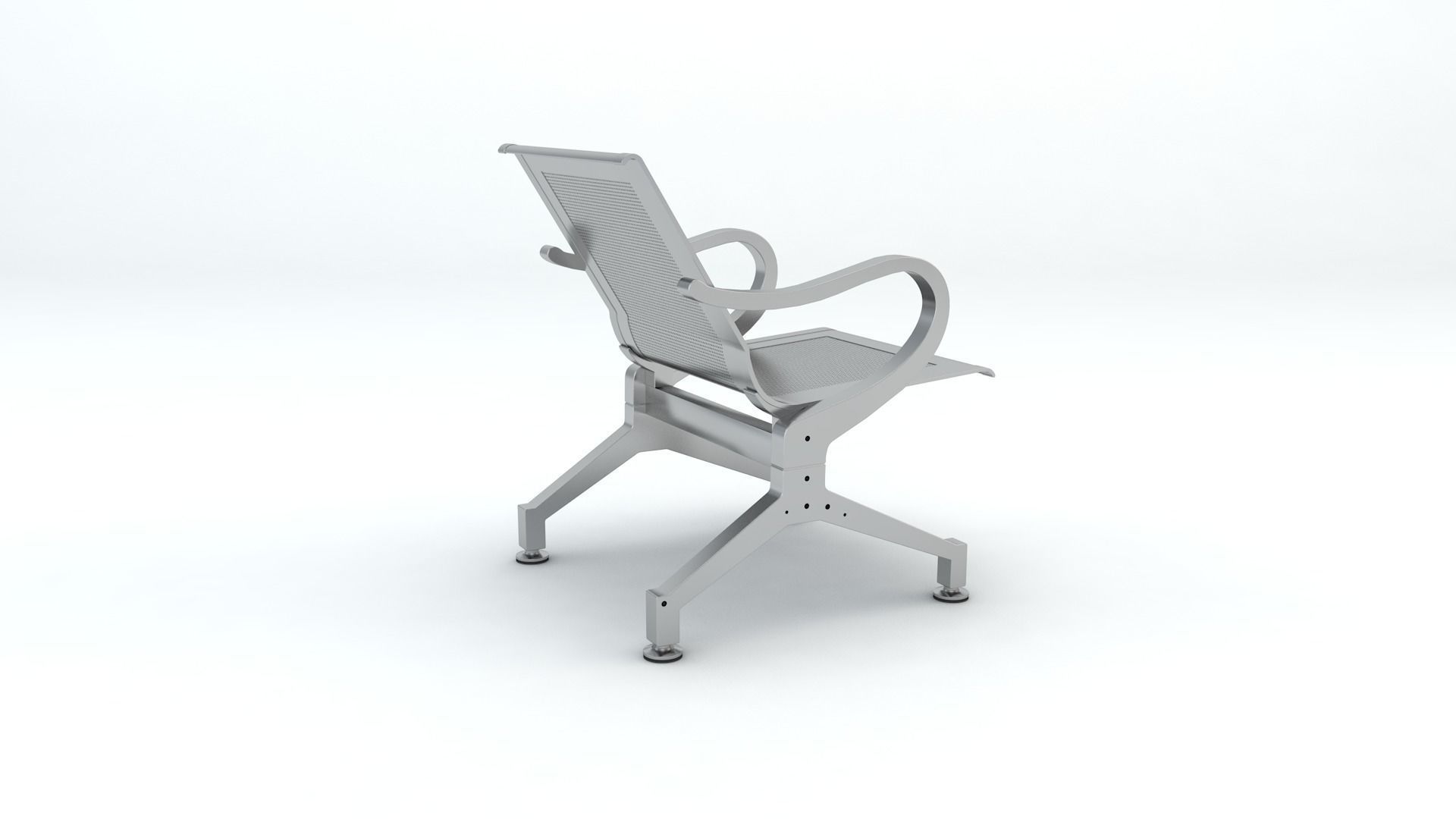 Waiting Chair Free 3D model_8