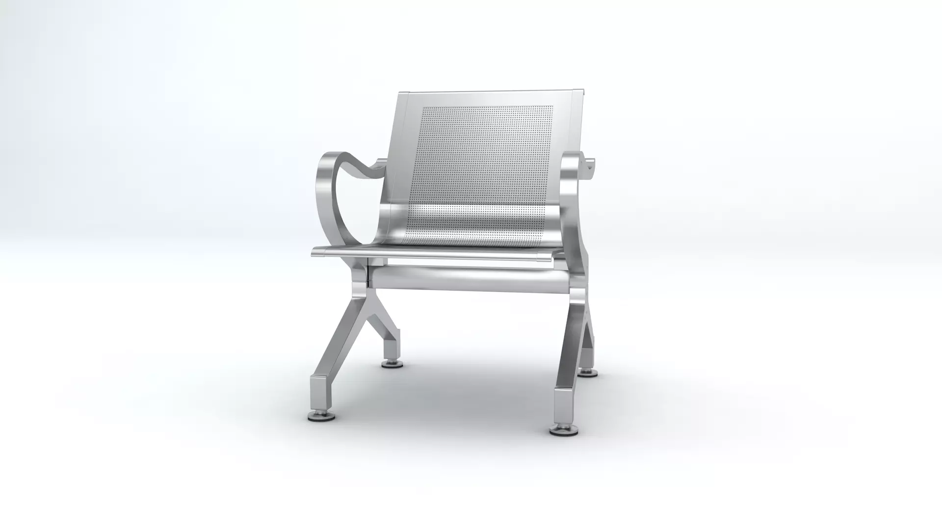 Waiting Chair Free 3D model_0