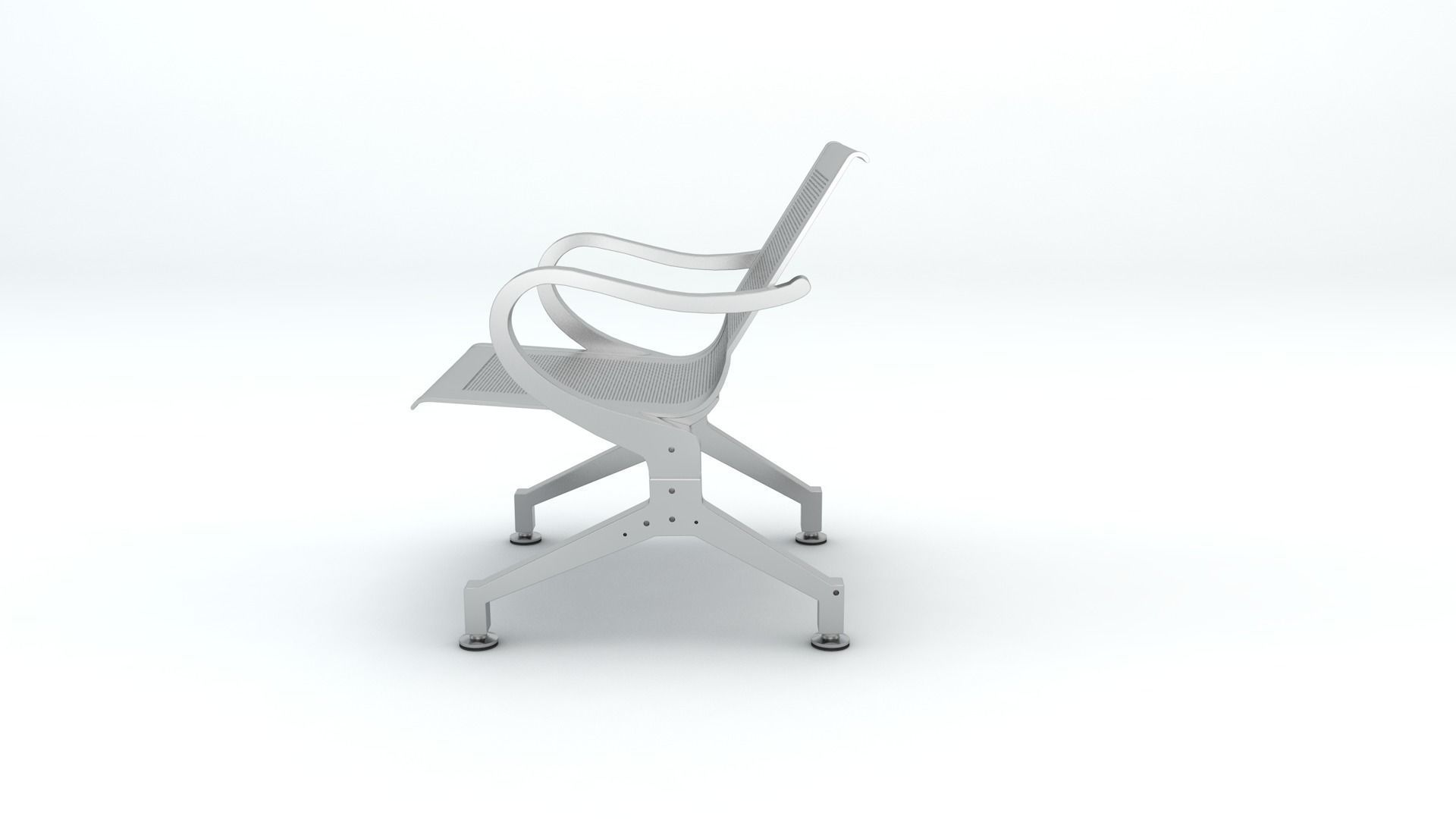 Waiting Chair Free 3D model_6