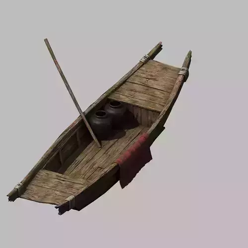 Game Traffic - Small wooden boat 08
