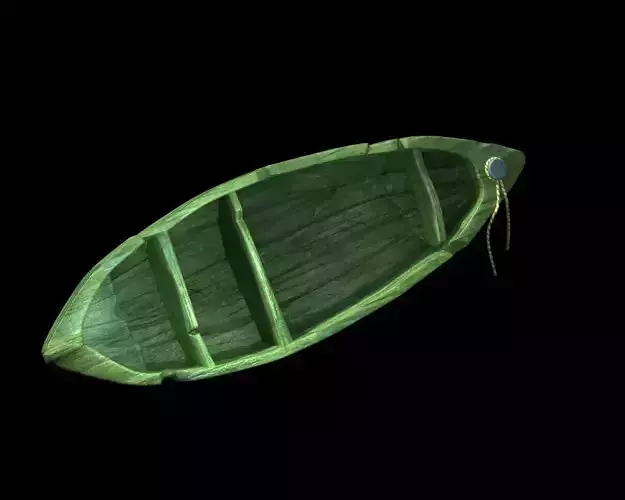 Game Elven Forest - Shipwreck 3D model