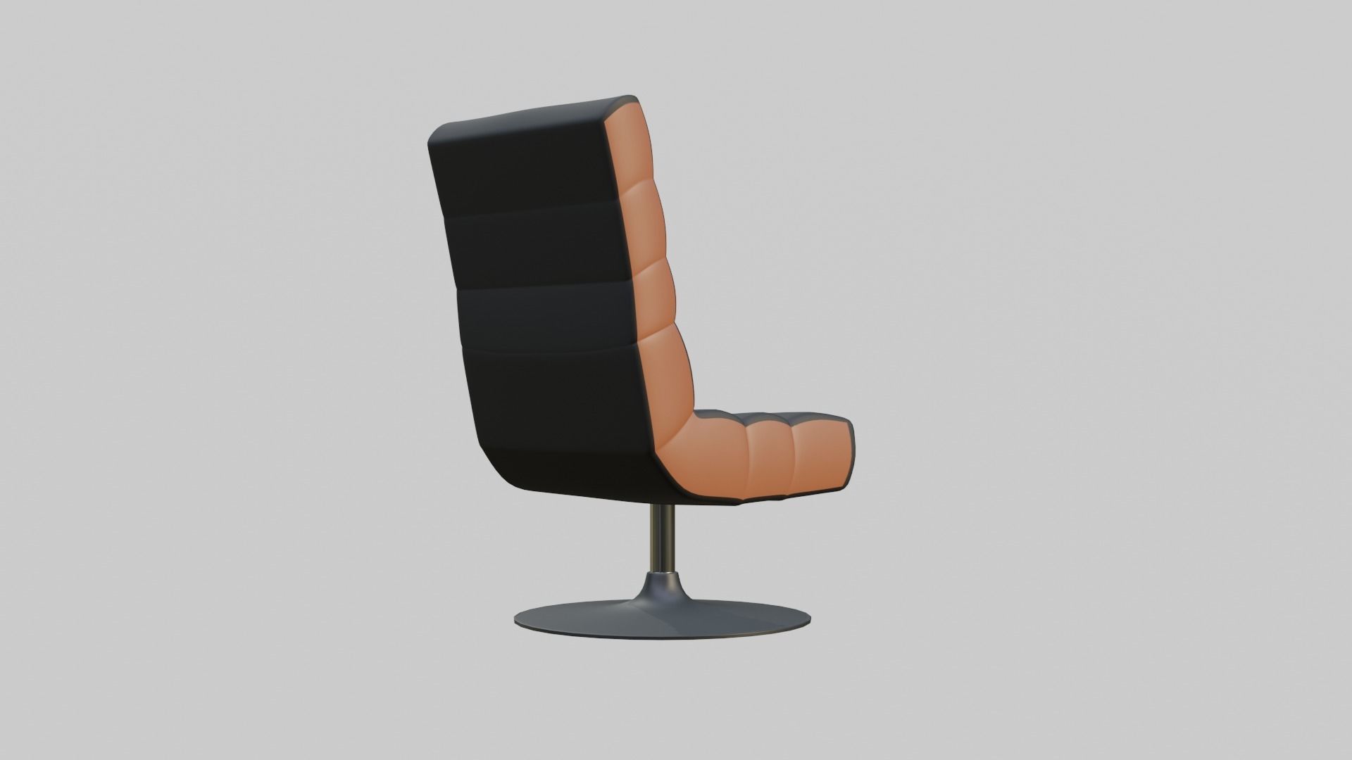 modern gaming chair Low-poly 3D model_8