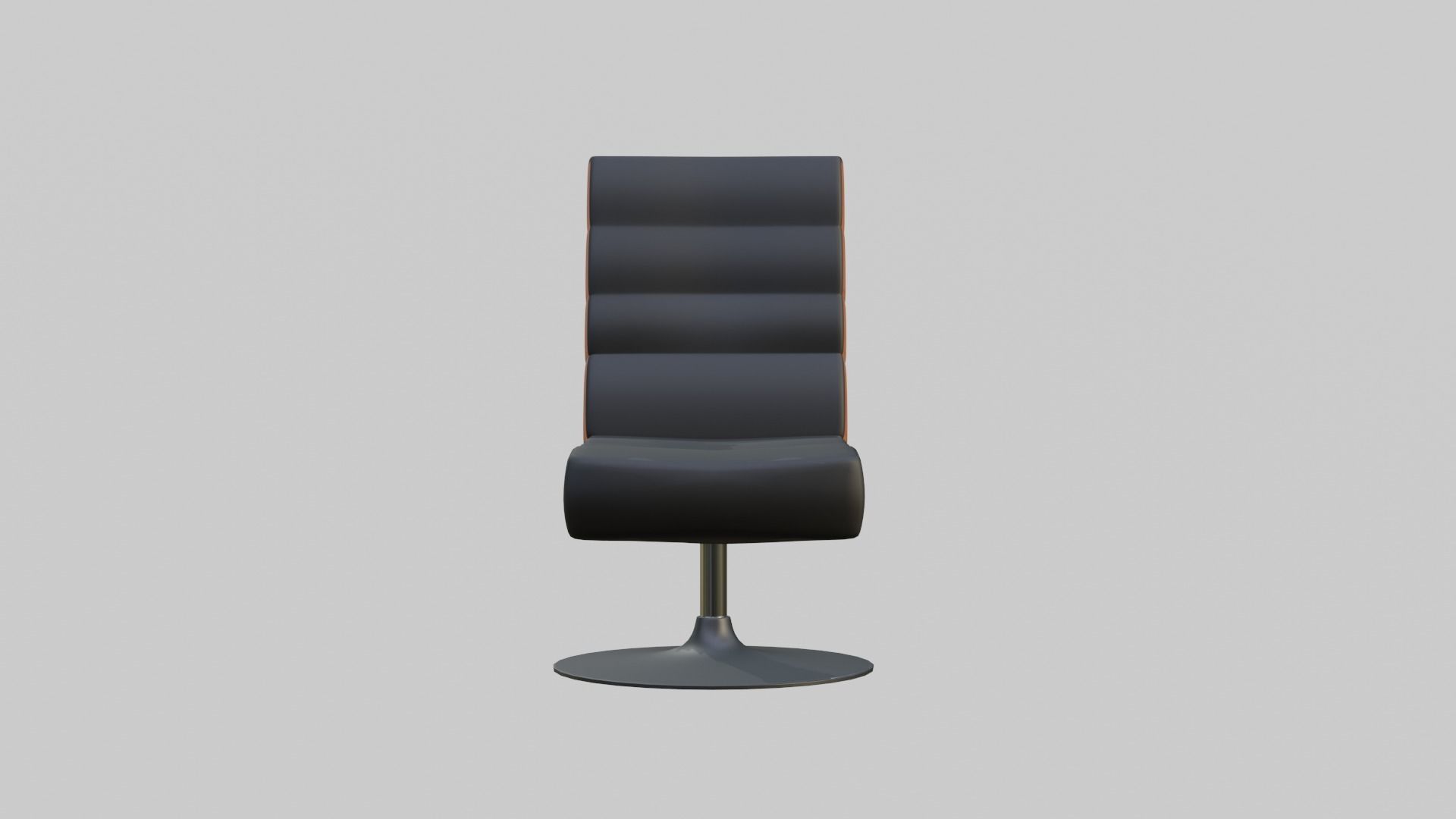 modern gaming chair Low-poly 3D model_5