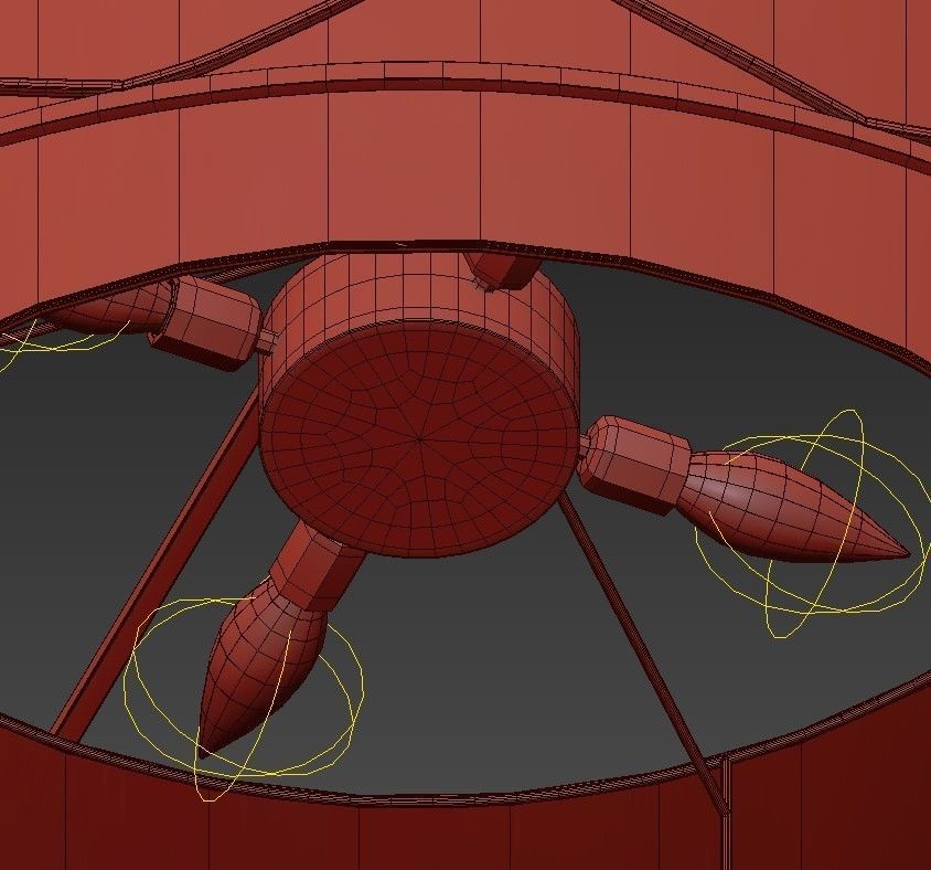 Gold Pendant 3D model_5