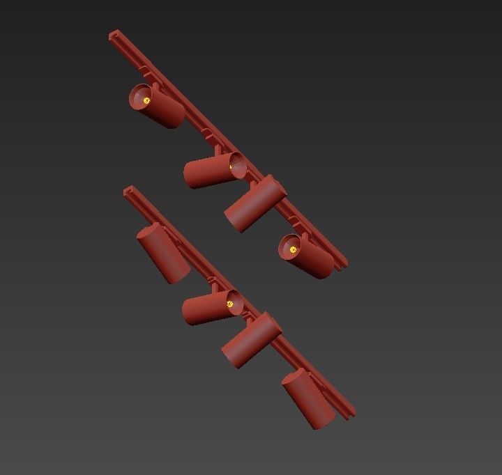 SEVENTIES three lights 3D model_2