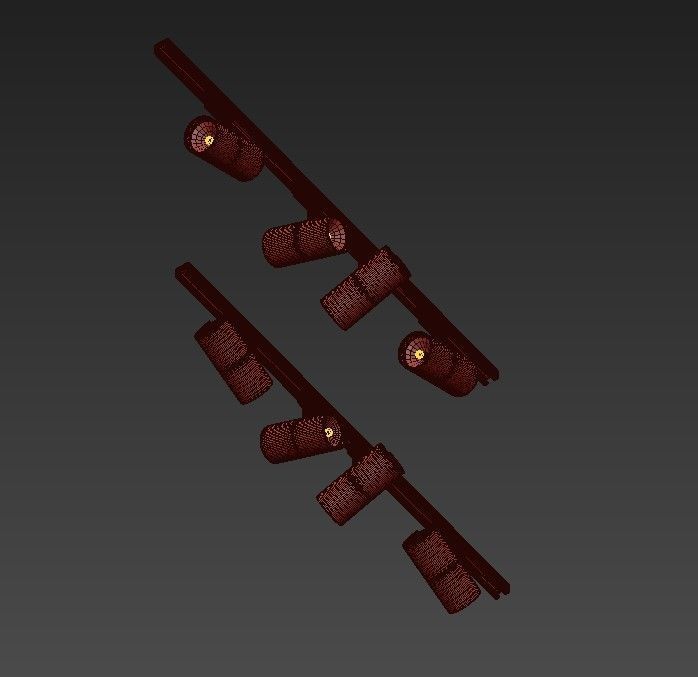 SEVENTIES three lights 3D model_1