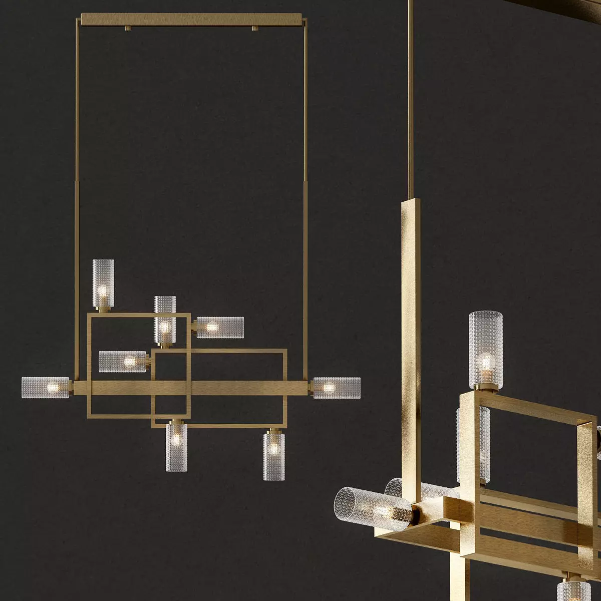Chandelier SALE 3D model_0