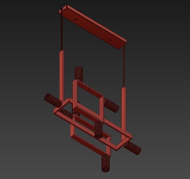 Chandelier SALE 3D model_3