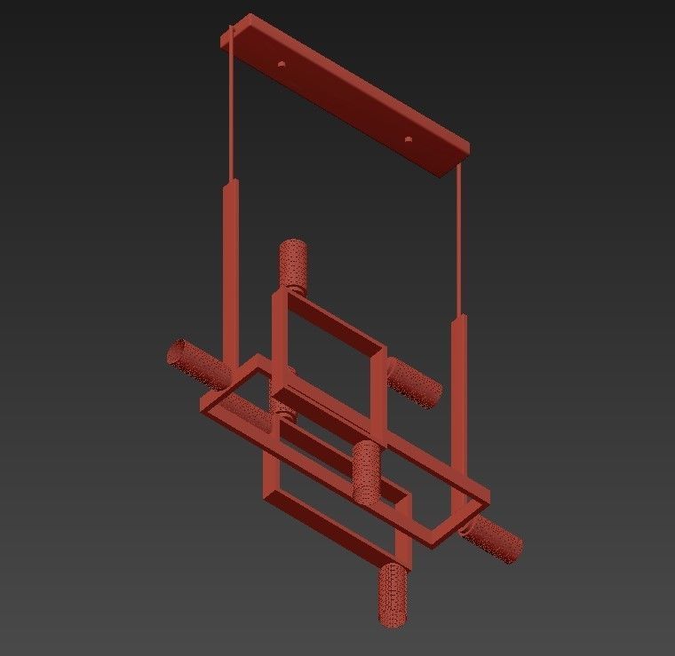 Chandelier SALE 3D model_2