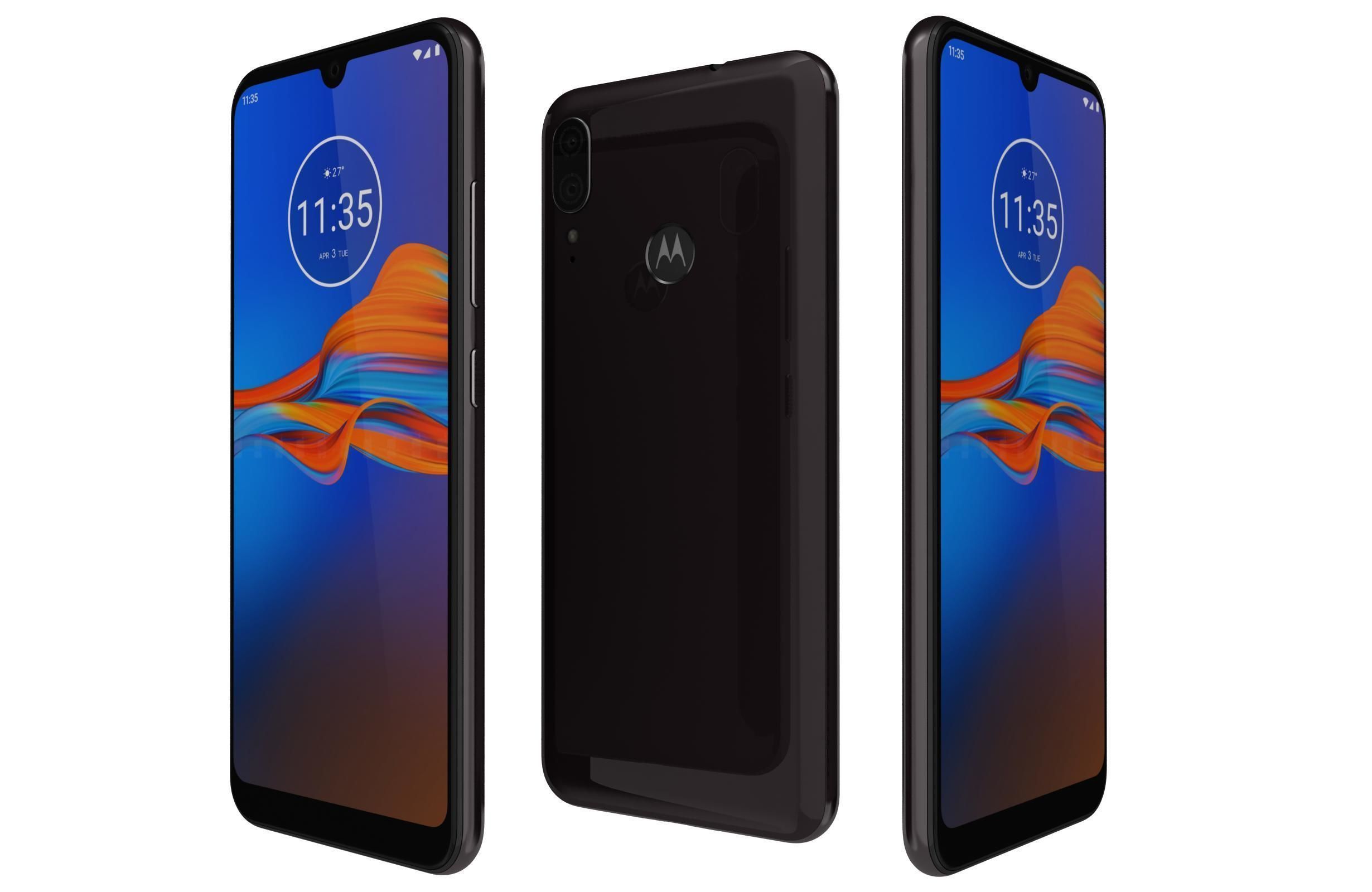 Motorola Moto E6 Plus All Colors 3D model_4