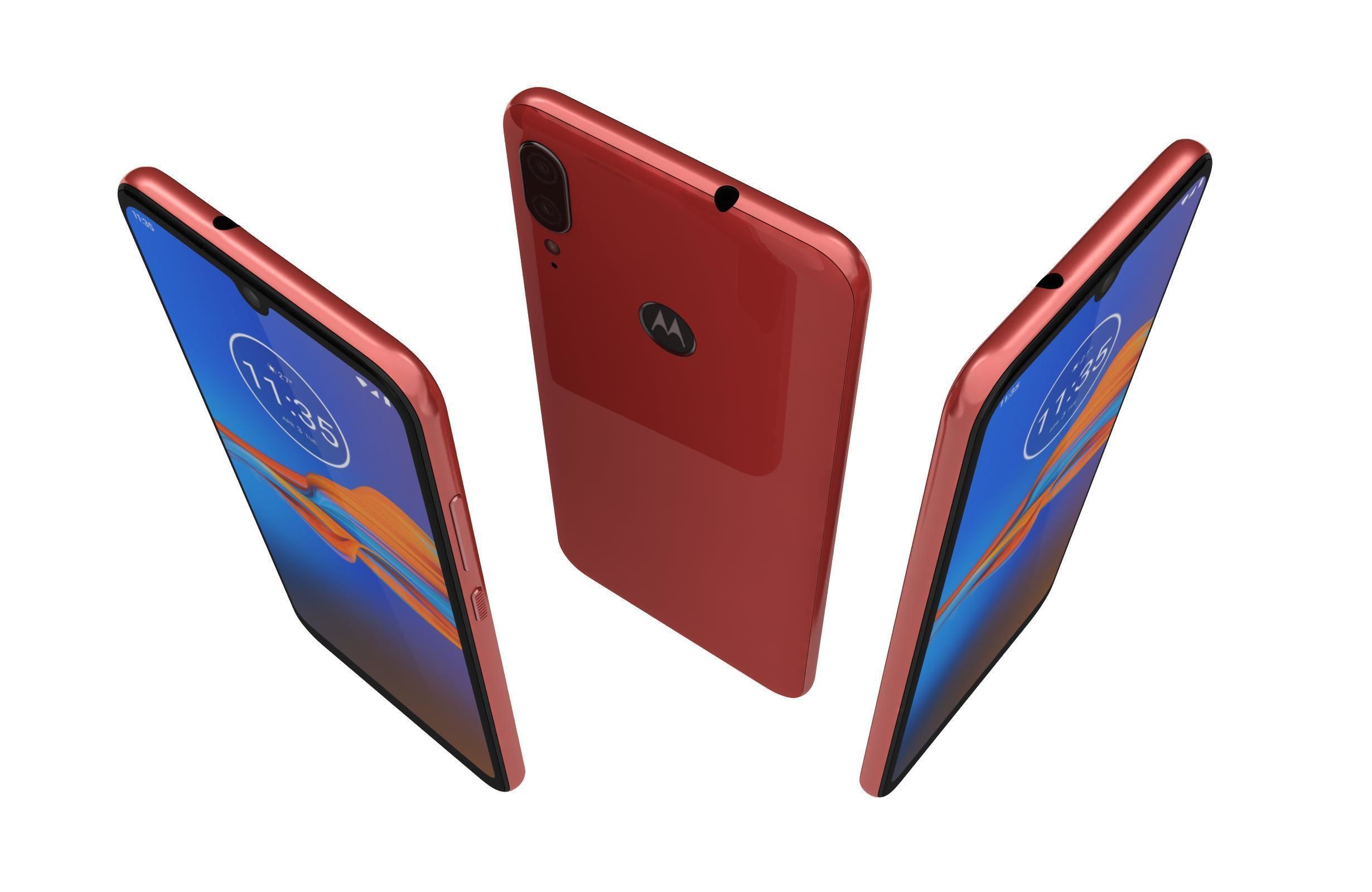 Motorola Moto E6 Plus All Colors 3D model_2
