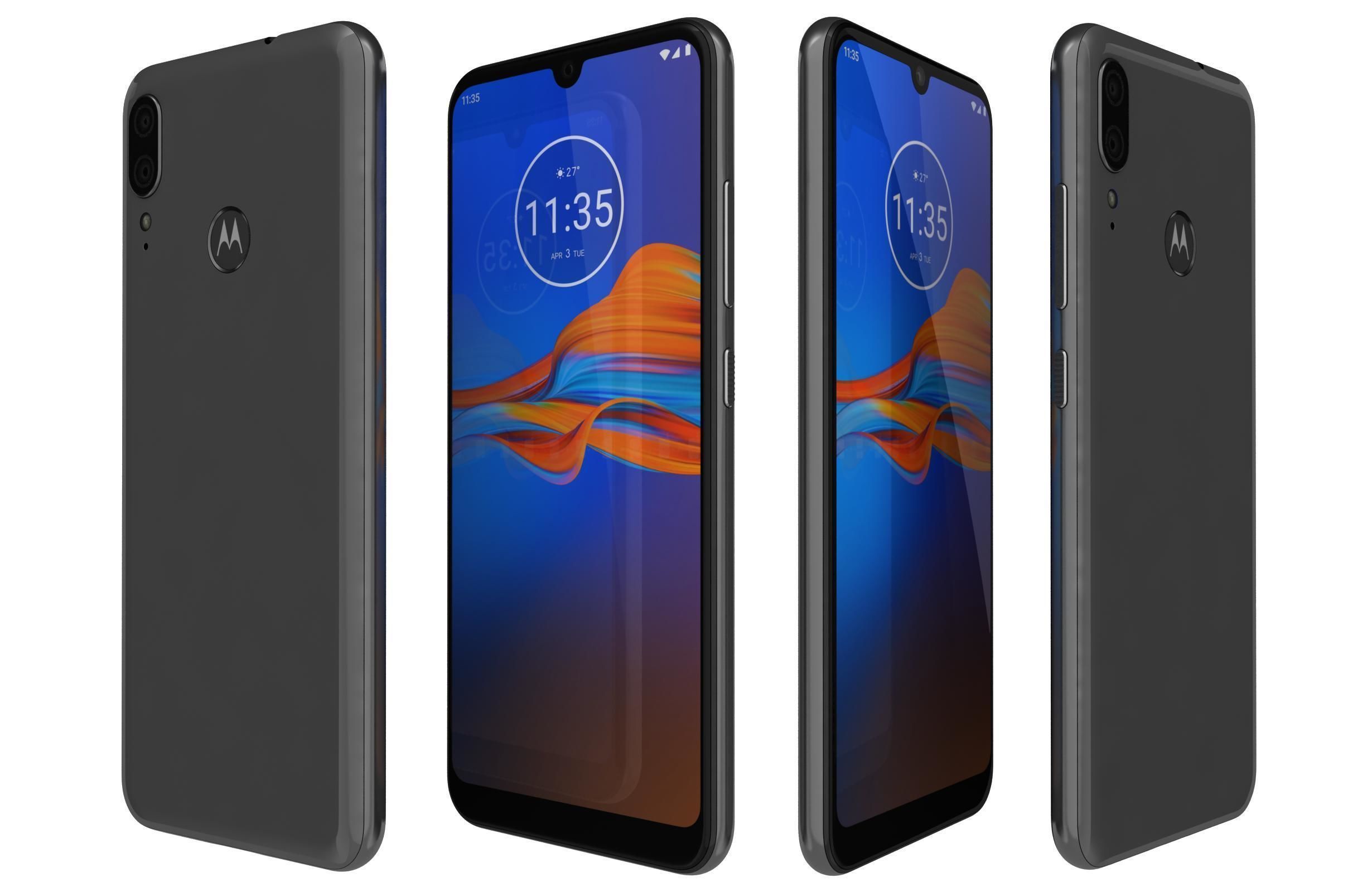 Motorola Moto E6 Plus All Colors 3D model_10
