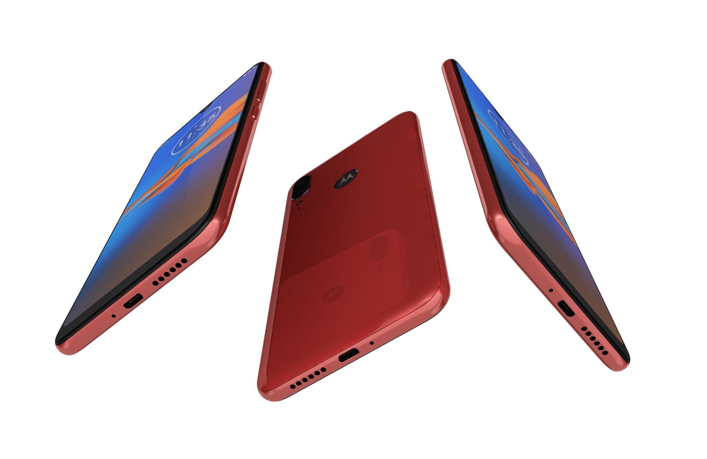 Motorola Moto E6 Plus All Colors 3D model_1