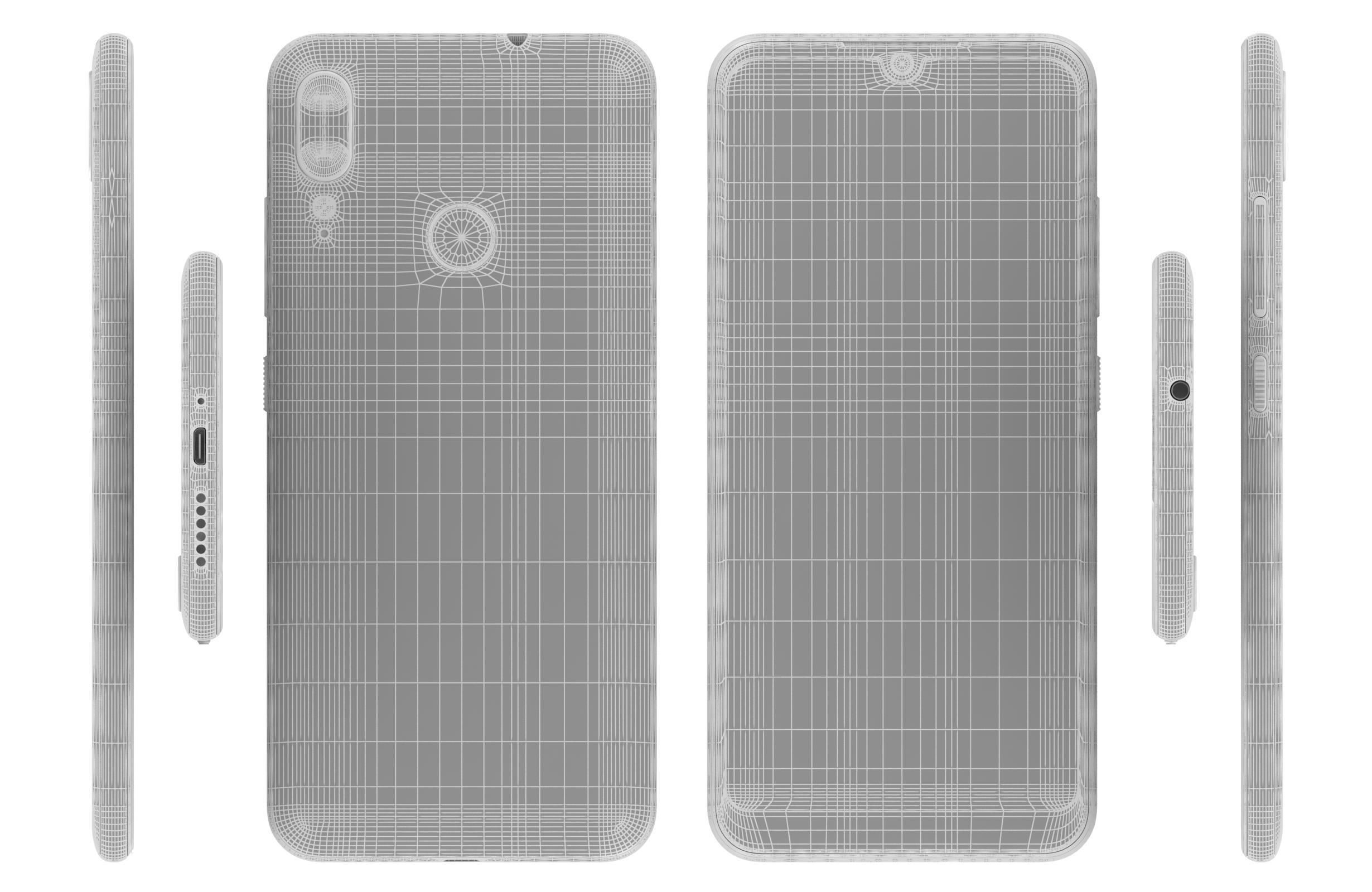 Motorola Moto E6 Plus All Colors 3D model_17