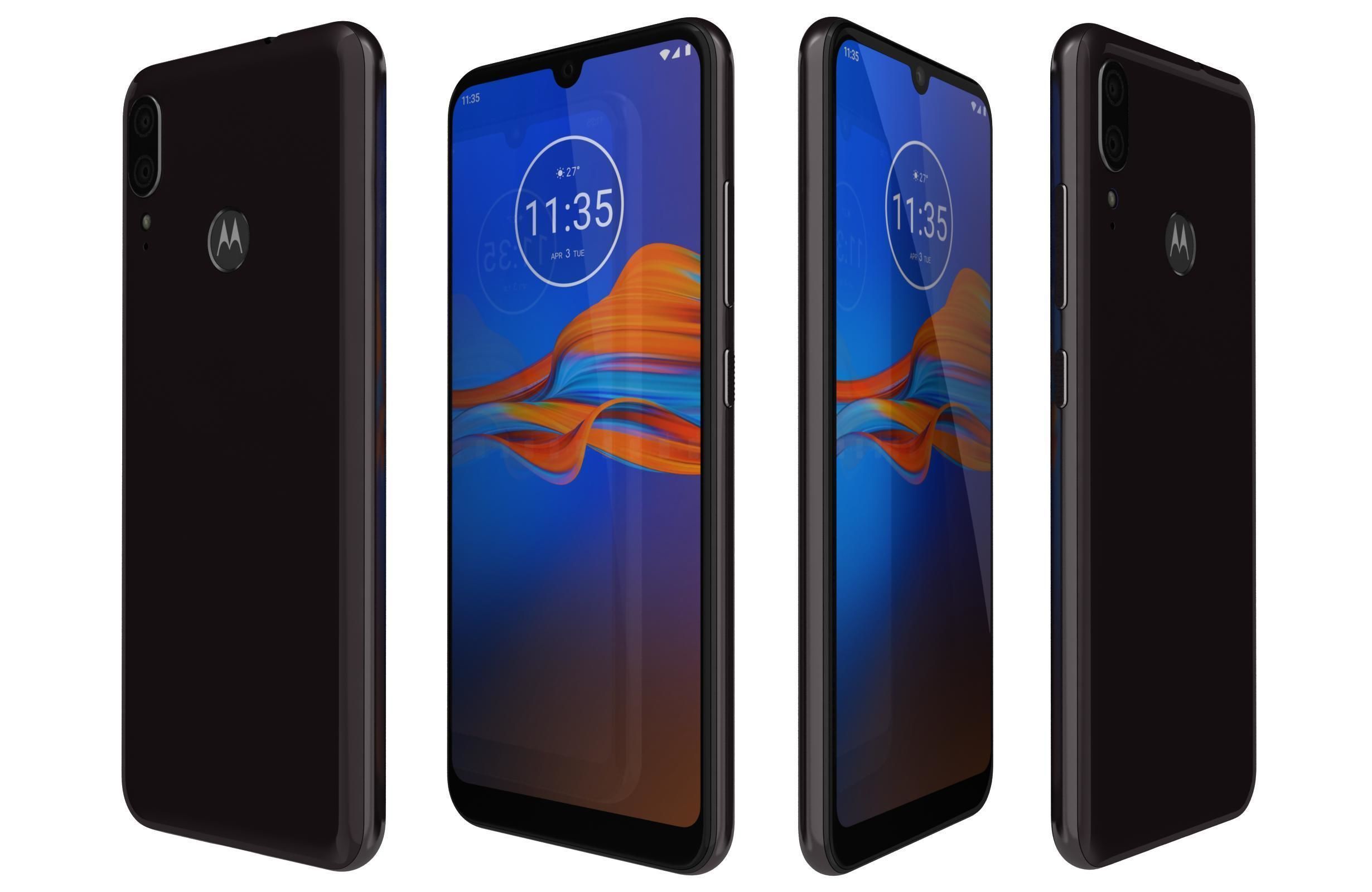 Motorola Moto E6 Plus All Colors 3D model_6