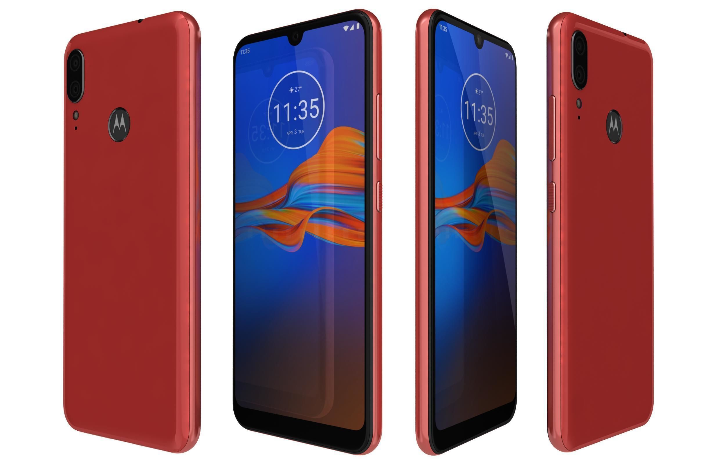 Motorola Moto E6 Plus All Colors 3D model_3