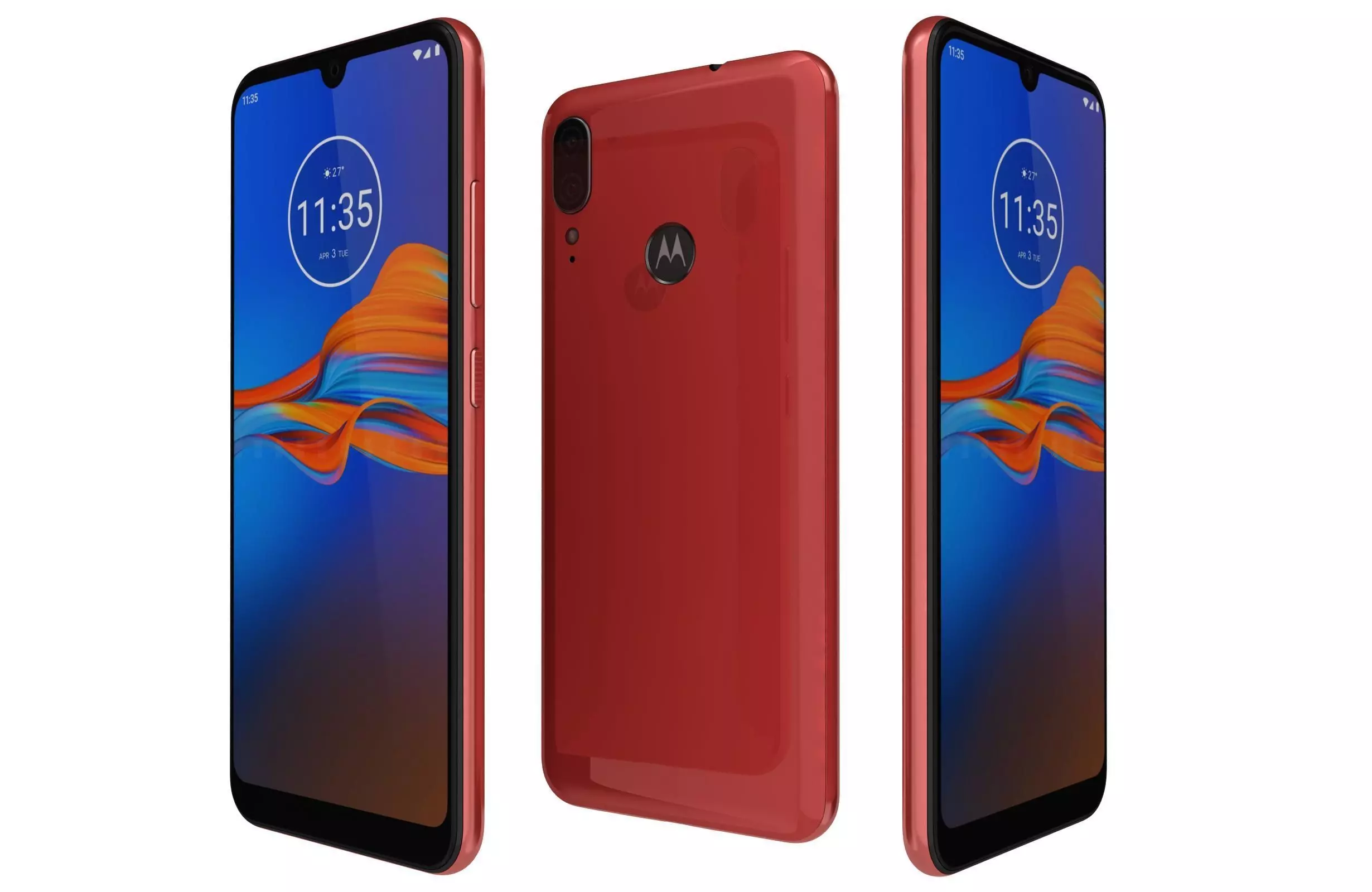 Motorola Moto E6 Plus All Colors 3D model_0