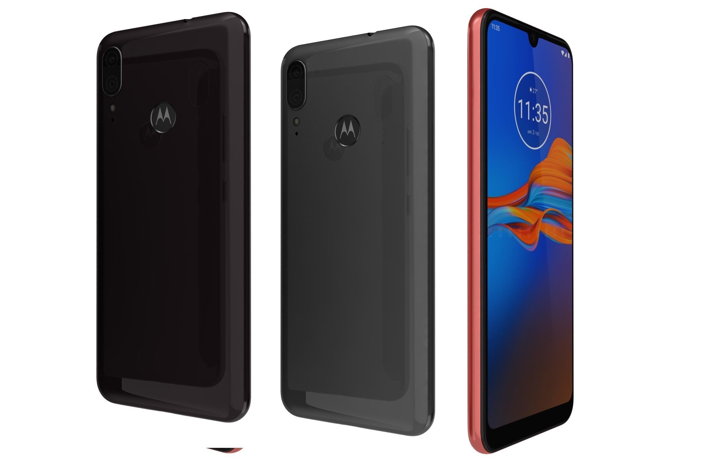 Motorola Moto E6 Plus All Colors 3D model_18