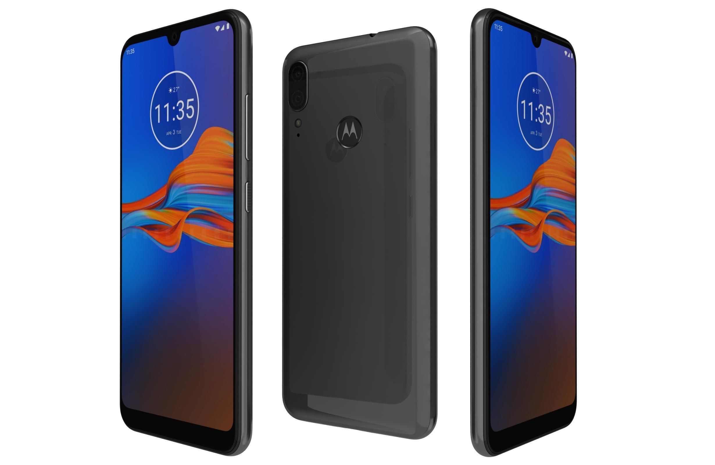 Motorola Moto E6 Plus All Colors 3D model_7