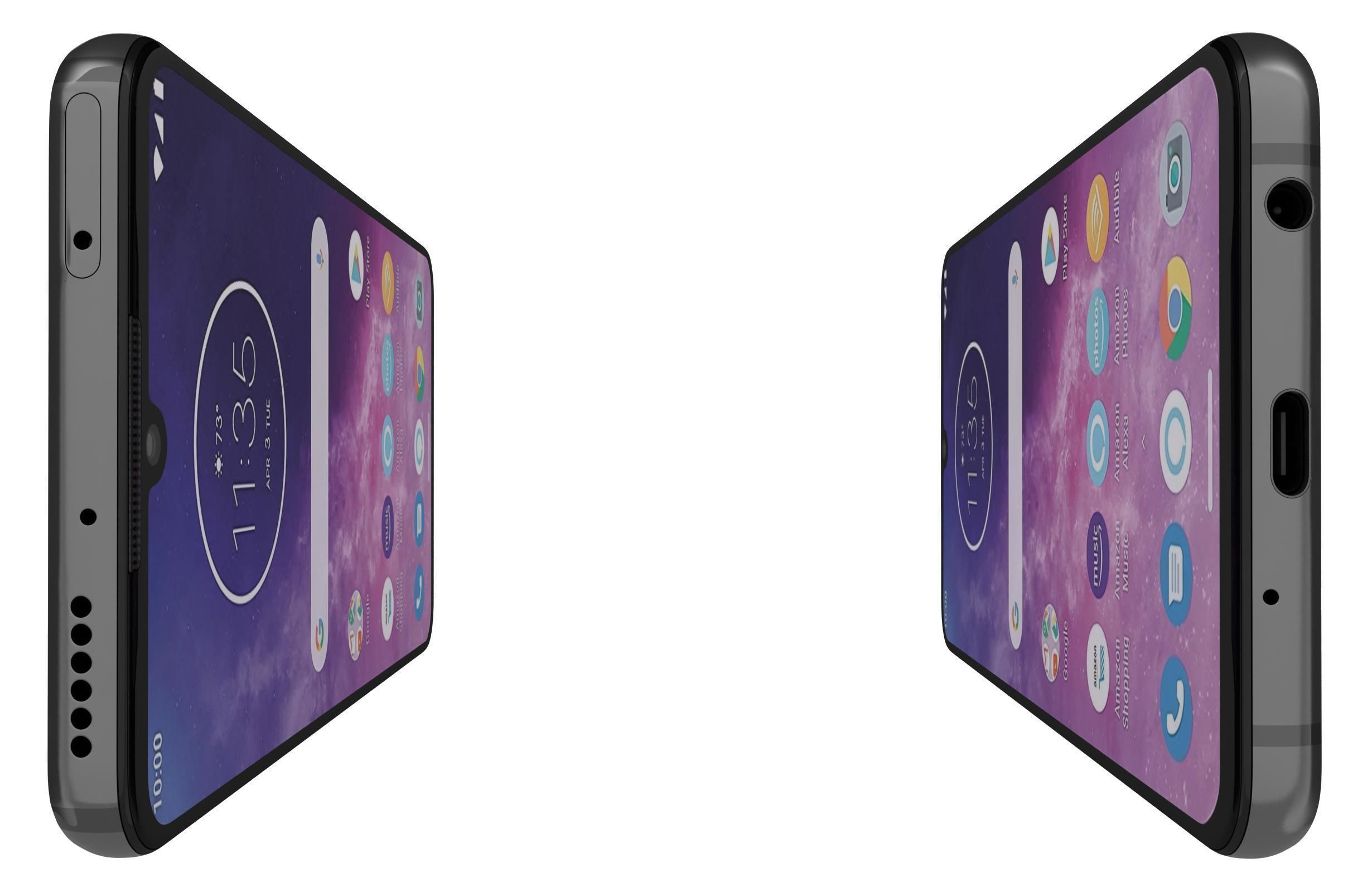 Motorola One Zoom Brushed Bronze 3D model_5