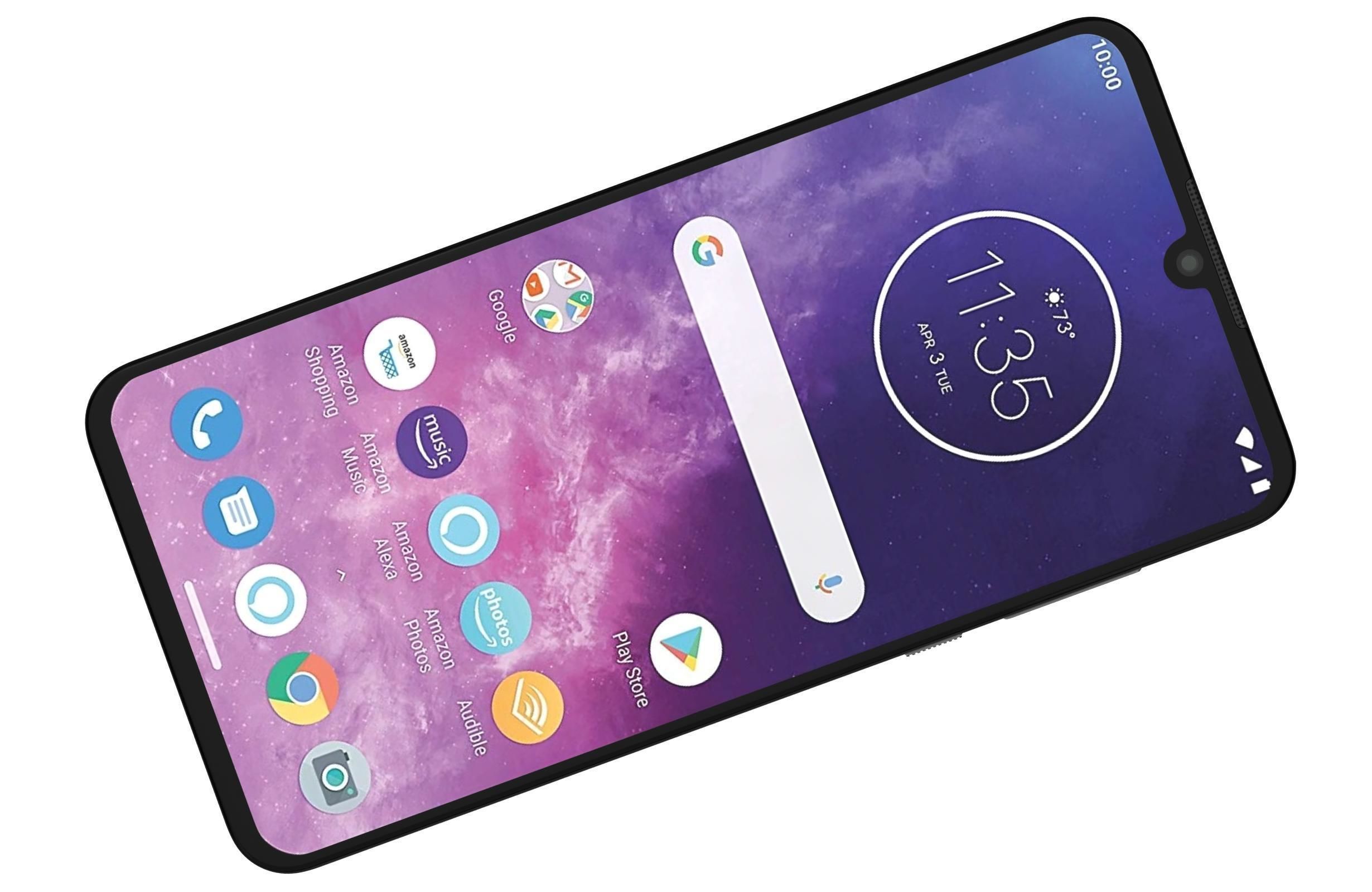 Motorola One Zoom Brushed Bronze 3D model_7