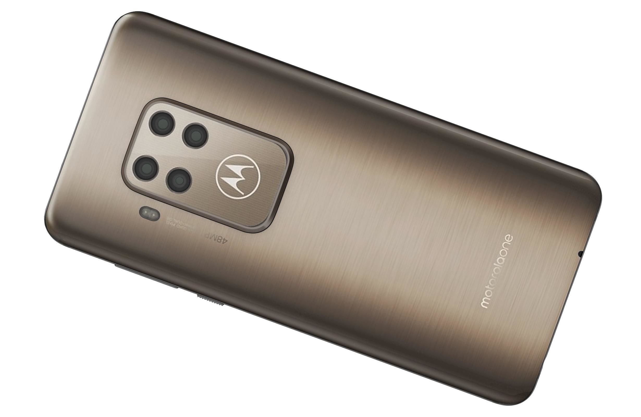 Motorola One Zoom Brushed Bronze 3D model_9