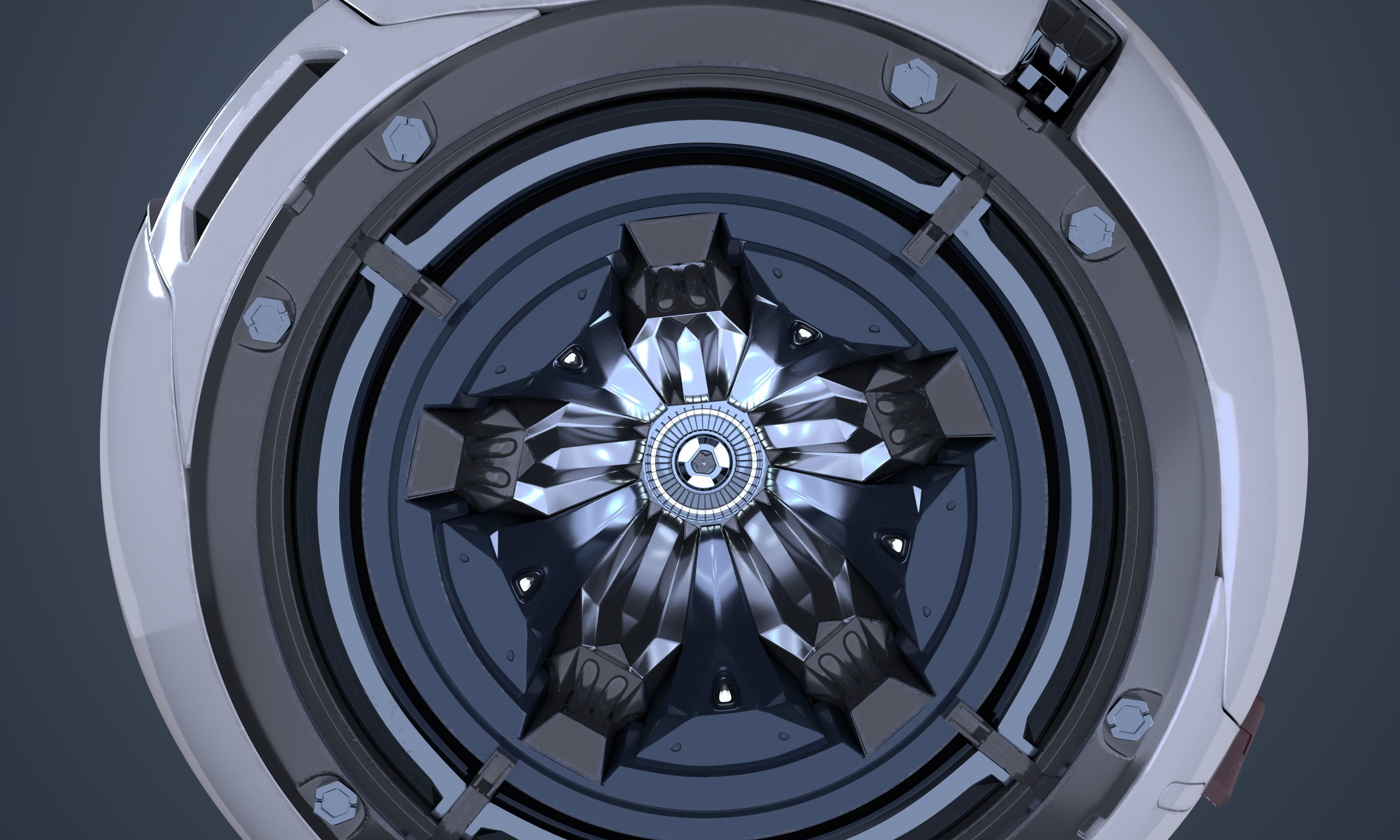 Surveillance Drone Mk1 Factory New 3D model_7