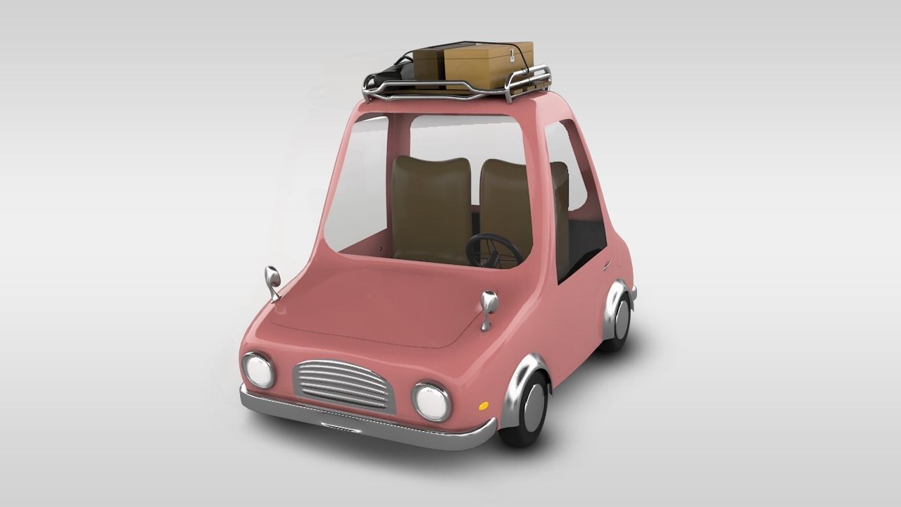 Car animation 3D model_6