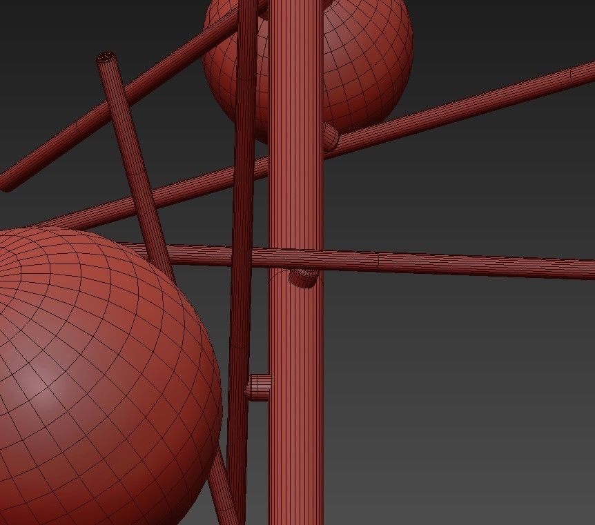 Globo Chandelier 3D model_5