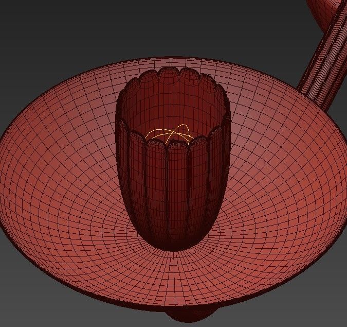 Murano Chandelier 3D model_8