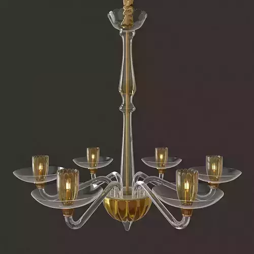Murano Chandelier 3D model