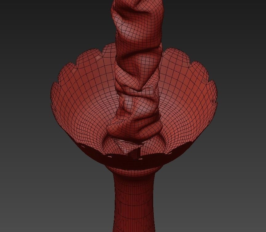 Murano Chandelier 3D model_9