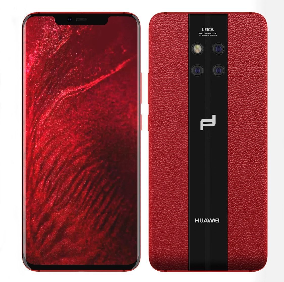 Huawei Mate 20 RS Red 3D model_1