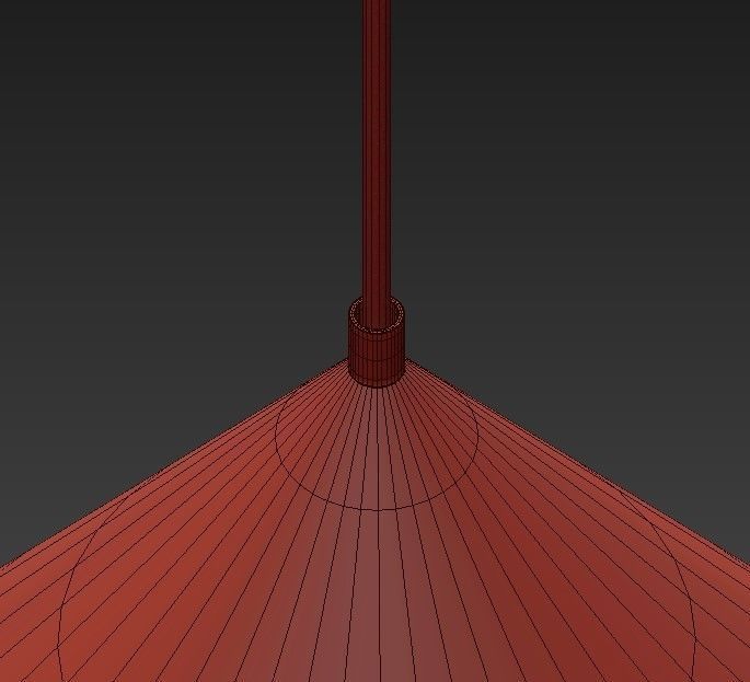 Annular hanging lamp with three lights 3D model_5