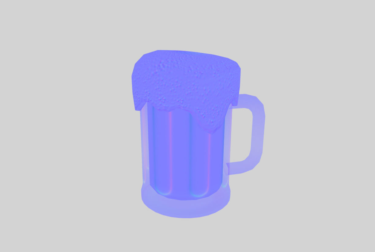 Beer Glass 3D model_4