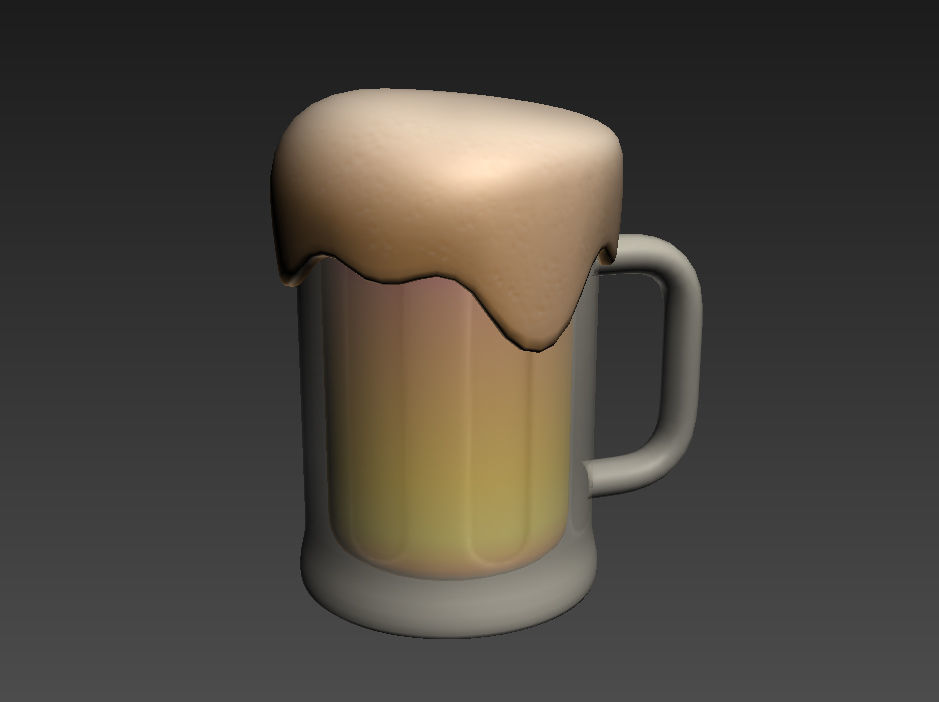 Beer Glass 3D model_9