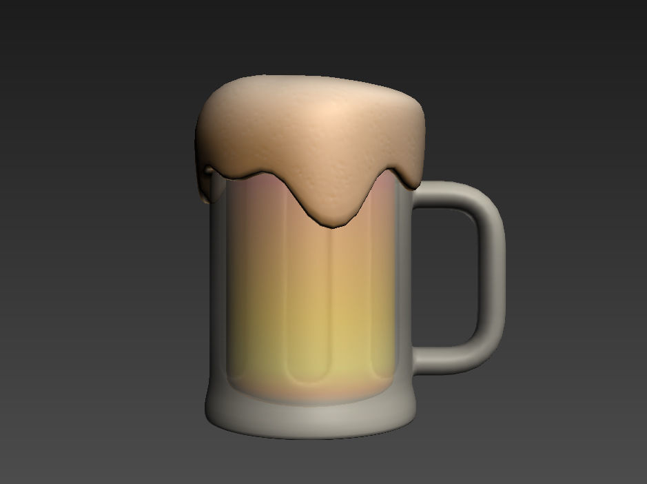 Beer Glass 3D model_12